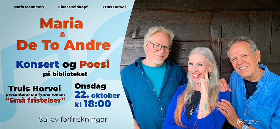 Bilete av musikk og poesi gruppa "Maria og De to andre"